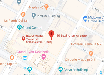 Map to Collaborative Divorce and Meidation on Lexington Ave NYC
